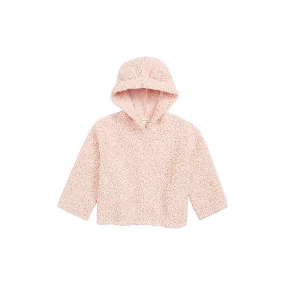 TUCKER + TATE Kids' Faux Shearling Hoodie In Pink English size 3